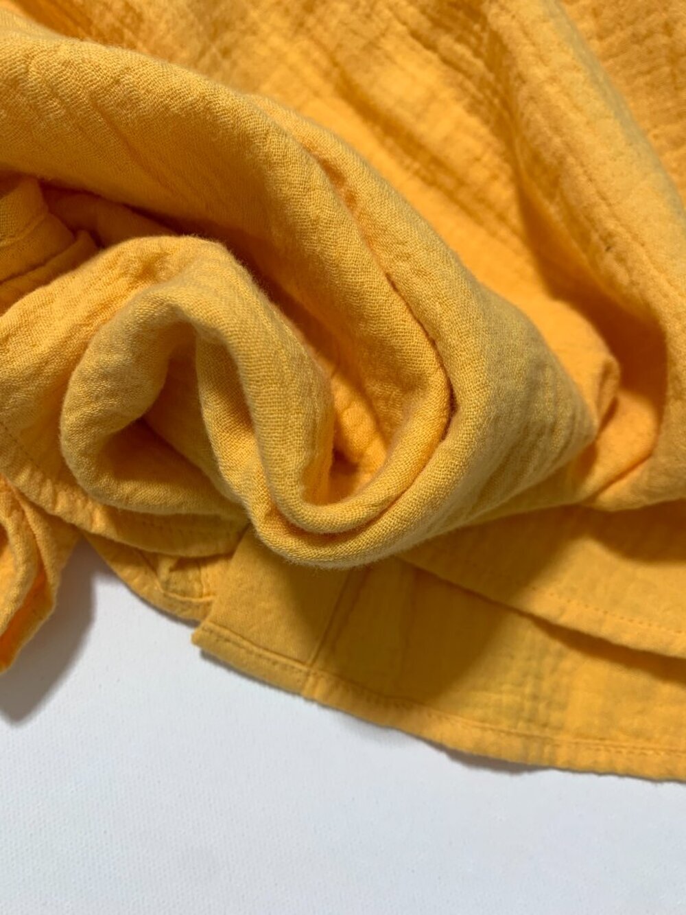Wilfred Free Organic Cotton Blouse in Yellow Size S oversized - Picture 4 of 9